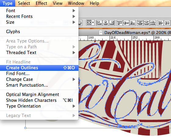 Fonts To Outlines