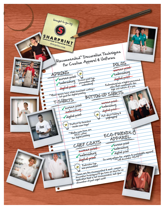 Download Decoration Techniques for Custom Apparel & Uniforms