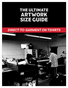 Size Guide for direct-to-garment printing.